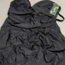 Blooming Jelly Womens One Piece Swimsuit Tummy Control Bathing Suit Gold Metal Tie Knot 2025 Swim Dress (X-Large, Black)