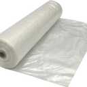 Farm Plastic Supply - Clear Plastic Sheeting - 10 mil - (5' x 100') - Thick Plastic Sheeting, Heavy Duty Polyethylene Film, Drop Cloth Vapor Barrier Covering for Crawl Space