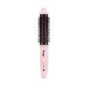 L'ANGE HAIR GlamWave Infrared Thermal Ionic Brush | 38mm Heated Round Thermal Brush for Volume and Curls | Reduces Frizz | Adds Shine | Smooth Styling Tool for All Hair Types (Blush)