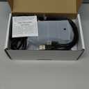 CREATIVE DESIGN 50W Fast Charging Station, 6 Port Apple Charging Station for Multiple Devices Compatible with iPhone, iPad, Tablet, Kindle ect, with 6 Short Cables and Apple Watch Holder Space Gray