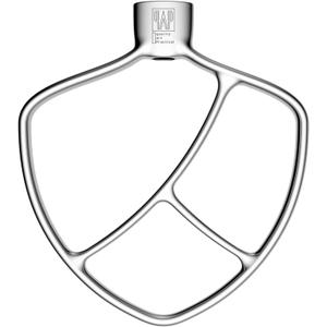 Flat Beater Replacement for KitchenAid 5plus/ 6 Qt. Bowl-Lift Stand Mixers/ Polished 18/ 8 Stainless Steel Paddle Accessories/ No coating/ Dishwasher Safe/ Replacement for KN256CBT