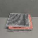 Comb Engine Cabin Air Filter for Chrysler Sebring 2010 2009 2008 2007 (carbon grey)