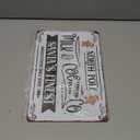 North Pole Milk and Cookie Co Metal Sign Funny Christmas Santa Baked Sign for Home Kitchen Cafe Bar Shop Decor 8x12 inch (SDJKL-17)