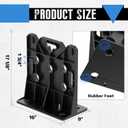 Multi Purpose Wire Dispenser, Industrial 330 LBS Capacity Wire Spool Rack/Wire Spool Holder for Spools Up to 34" In Diameter, Workstation & Seat for Jobsite & Workshop, Black