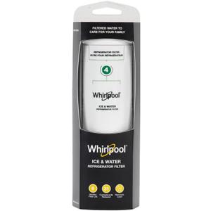 Whirlpool Refrigerator Ice and Water Filter 4 - WHR4RXD1, Single-Pack, Green