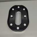 Decorative LED Illuminated Letter Marquee Sign - Alphabet Marquee Letters with Lights For Wedding Birthday Party Christmas Night Light Lamp Home Bar Decoration O, Black