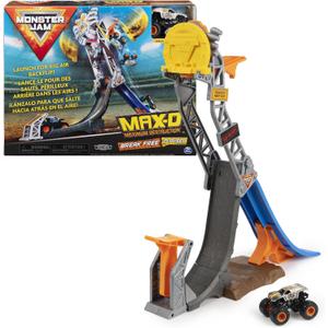 Monster Jam, Official Max-D Break Free Playset with Exclusive 1:64 Scale Max-D Die-Cast Monster Truck