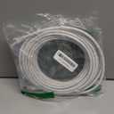 Adoreen Cat 6 Ethernet Cable 35 Ft-White, Outdoor & Indoor Snagless Long Round RJ45 Network Cable, POE, Soft Flexible Gbps Internet LAN Computer Patch Cord for Router Modem Switch Fast Gaming+ Ties
