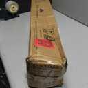 Blissun 7.5 ft Solar Umbrella, 18 LED Lighted Patio Umbrella, Table Market Umbrella, Color: Tan