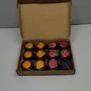 Macarrie 24 Pcs 2'' Round LED Marker Lights Trailer Waterproof Side Marker Light 12-24v with Rubber Grommets Pigtails for RV Trailer Truck Boat (Amber and Red)