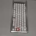 SDYZ x XVX Doubleshot PBT Keycaps for Mechanical Keyboards - Shine Through Keycaps, Full 131 Key Set, OEM Profile, Backlit - White