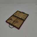 DIYEAH Wooden Chinese Mahjong Storage Case Traditional Treasure Box Mahjong TilesVintage Container 1Pc