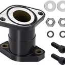Carburetor Intake Manifold Boot with Screw Kit Aftermarket Replacement Parts Fit for Yamaha Kodiak 400 1993-1998 Moto 4 YFM350ER 1987-1995 Big Bear 350 1987-1998.
