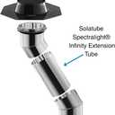 Solatube 14-Inch Spectralight Infinity Extension Tube 99.7% Specular Reflectivity Rigid Tubing for 290 DS & 290 ISn Maximum Light Transfer for Deep Attic Runs (14" Diameter)