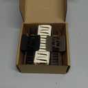 CiyvoLyeen Highland Cow Hair Claw Clips 4" Large Hairpins for Women Matte Leather Floral Scottish Cow Long Thick Hair Neutral Colors Appreciation Gifts Idea Teacher Nurse Mom Friends Teens 3PCS