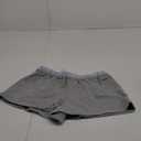 Milumia Women's Striped Low Waisted Sweat Shorts Patchwork Casual Lounge Shorts L