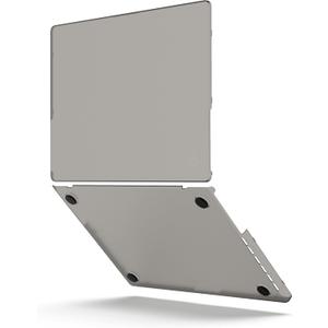 UPPERCASE GhostShell Frost Premium Hardshell Case with Scratch-Resistant Textured Matte Finish, for 2021 2022 2023 MacBook Pro 14" Apple Silicon M1 M2 Pro/Max, A2442 A2779, Gray (No Rubber Coating)