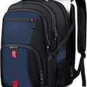 ANTERK Laptop Backpack, 18.4 Inch Laptop Backpacks for Men Women, 55L Anti Theft Water Resistant College Bussiness TSA Airline Approved Work Computer Backpack, Blue