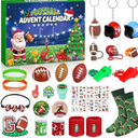 Football Advent Calendar 2025 for Boys, 24 Day Christmas Countdown Calendar Football Favors Supplies, Sport Rugby Themed Xmas Gifts for Kids Boys Teens Football Player