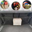 Envelope Style Automotive Elastic Trunk Mesh Cargo Net for BMW X3 Accessories 2017-2025 - Premium Trunk Organizers and Storage - Luggage Net for Crossover - Best Car Organizer for BMW X3