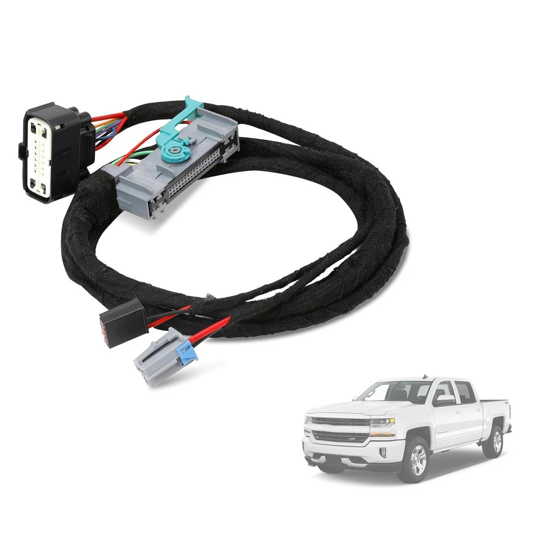 16-PIN Jump Seat to Full Center Console Conversion Harness Fits for Chevrolet Silverado/GMC Sierra All Models 2016-2018 LD/HD(2500/3500) 2019 Wiring Harness