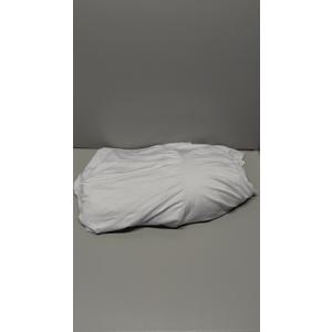 2 Pack White Table Skirt, Tablecloth for Weddings, Banquets, or Restaurants