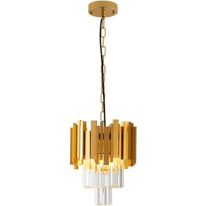 Biewalk Gold Pendant Lights Kitchen Island, Modern Crystal Pendant Lights Fixtures Matte Copper Color Retro, Kitchen Island Lighting for Bar, Kitchen, Dining Room, Bedroom Industrial Pendant Lights