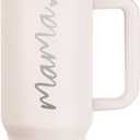 Mama Tumbler 40 oz Cup with Lids Straws First Mothers Day Gifts for New Mom Gifts for Pregnant Mother, Mama, Mom To Be