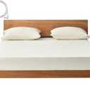 Grounding Sheets Queen Deep Pocket 12% Silver Fiber and 88% Organic Cotton, Fitted Earth Grounded Bed Sheets for Improved Sleep (Beige, Queen - 60"x80"x15")