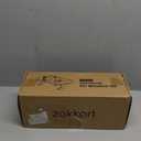 Zakkart Cat Perch for Window Sill with Bolster - Orthopedic Hammock Design with Premium Hardwood & Robust Metal Frame - Cat Window Seat for Large Cats and Kittens - Natural Color Wood Gray Bed, 24''W