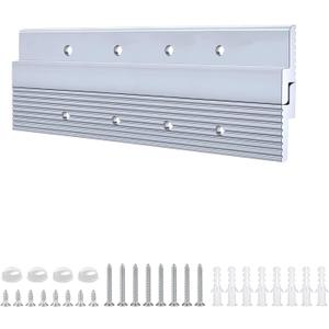 6 inch French Cleat Picture Hanger, Aluminum Mirror Hanging Kit with Hardware, Ideal for Artwork, Whiteboard, Cabinet, Holds 60 lbs. per Pair, 2 Pairs