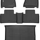 GINOWY-Floor Mats & Cargo Liner for Infiniti QX50 2019-2025 & 2022-2025 Infiniti QX55, All Weather Car Floor Mat Rubber Liners Cargo Trunk Mat for Infiniti QX50 Accessories