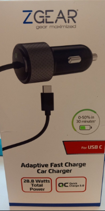ZGear Adaptive Fast Charge Car Charger