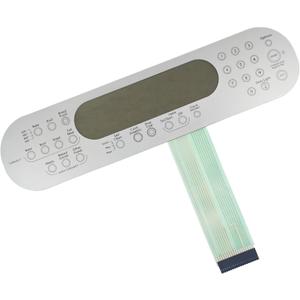 9756559ES Switch Membrane No Metal Plate Compatible with Whirlpool Range Oven Replacement for WP9756559ES AP6013948 1066317 PS11747180