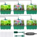 Seed Starter Trays with Grow Lights, 72 Cells Seed Starter Kit with Lights, 3 Lighting Mode, 4 Timing Set, Germination Kit for Seed Starting Trays, Seedling Starter with High Humidity Control Domes (6PCS)