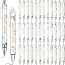 Engrowtic 36 Pcs Wedding Pens Bridal Shower Black Ballpoint Pens Retractable Bachelorette Black with Quotes for Guest Wedding Bridal Shower Favors Book Proposal Bachelor Party Gifts Office