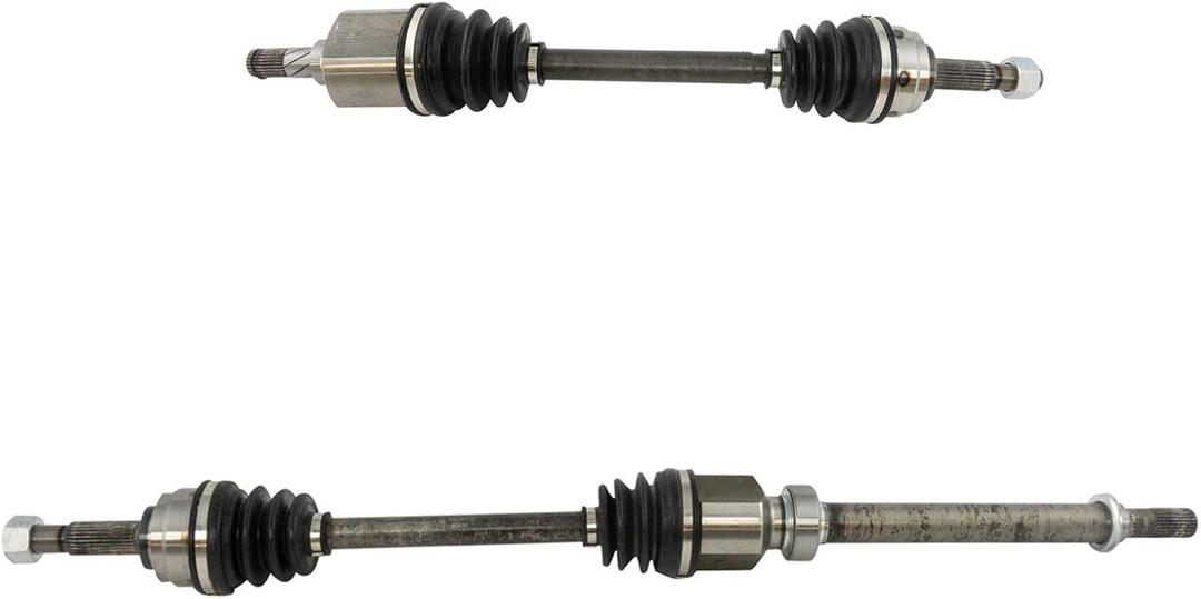TRQ Front CV Axle Shaft Assembly Set Compatible with 2009-2014 Nissan Cube 2007-2012 Versa