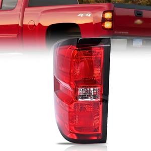 Left Tail Lights for 2014-2019 Chevy Silverado 1500 2500HD 3500HD, 2015-2019 GMC Sierra 3500HD, 2019 Silverado 1500LD, Tail Light Assembly Driver Side Taillights, Brake Rear Lamp, 1 PC