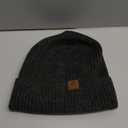 LiuSuper XXL Oversized Beanie Hat for Men and Women, Extra Large Warm Winter Cap for Big Heads, Fleece Lined & Stretchy Hat for Cold Weather Black Grey