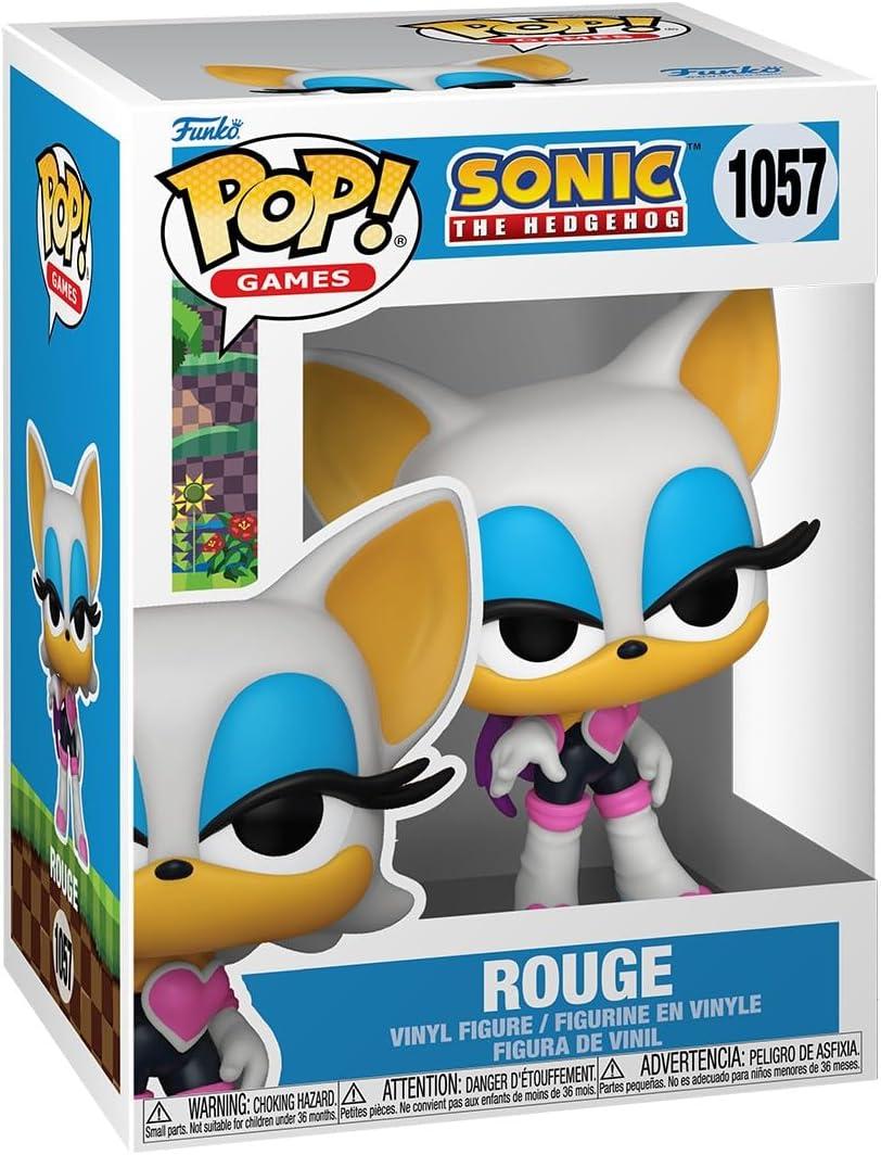 Funko Pop Games: Sonic - Rogue The Bat - Rouge - Sonic The Hedgehog - Collectable Vinyl Figure - Gift Idea - Official Merchandise - Toys for Kids & Adults - Video Games Fans