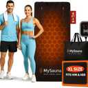 MySauna XL Infrared Sauna Blanket | Fits Him & Her | Fast Sweat, Sauna Bag Reaches 176F | At-Home Sauna Blanket for Detox & Relaxation | Size 6.2 x 3 ft | Includes Carry Bag & Upgraded Control Panel