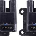 NewYall Pack of 2 Ignition Coil for Toyota Corolla 1.8L 1998-1999, Chevrolet Prizm 1.8L 1998-1999