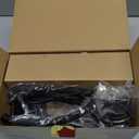 Sangyn Retro Landline Telephone Classic Rotary Design Old Fashioned Corded Desk Phone for Home and Office (Button Dial, Black)