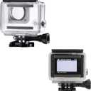 SOONSUN Standard Protective Waterproof Dive Housing Case for GoPro Hero 3/3+/4 Black Silver Camera - 40 Meters (131 Feet) Underwater Photography