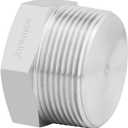 Joywayus Soild Stainless Steel Outer Head Hex Thread Socket Pipe Plug Fitting 1-1/2" NPT Male