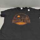 Vintage Mayfield, Utah Mountain Hiking Souvenir Print T-Shirt, Size XL