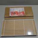 2Pack Cabinet Shelf Organizer Storage Rack Space Saving for Kitchen Counter Pantry Bathroom Cupboard Under Sink Office Table Desk Steel Stackable Rust Resistant Heavy Duty Nonslip 16 White (L16" W8.3" H7.3")