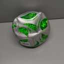 Adidas Unisex MLS Soccer Ball (5, Silver Metallic/Green)