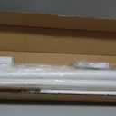 Tension Curtain Rod 41-185 In (4-15ft), Extra Long Tension Rod No Drilling For Patio Windows, White Shower Curtain Rod For Room Divider,One-Click Telescopic Rod, Outdoor Curtain Rods Never Rust