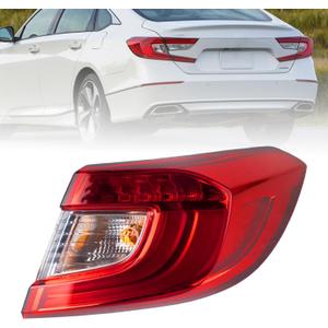 Boine Right Passenger Side Tail Light Compatible With 2018-2021 Honda Accord Sedan LED Rear Light - Bulb Included (Right Passenger Side)
